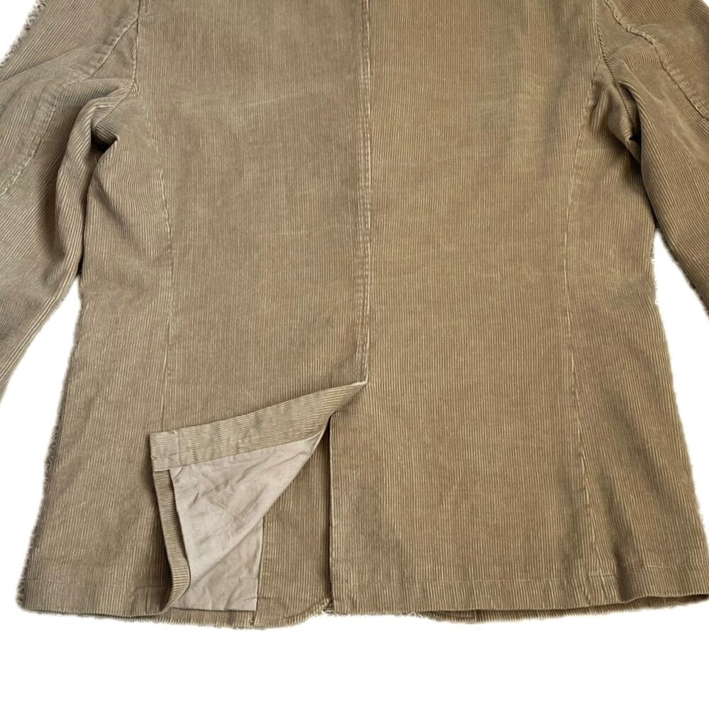 BANANA‎ REPUBLIC Corduroy Blazer Sport Jacket Mens L Tan Brown Preppy Academia - Picture 4 of 9